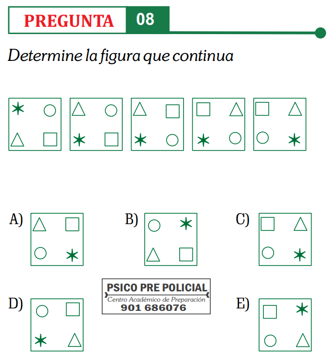 Pregunta psicométrica número 2